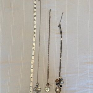 Cookie Lee Pendant Necklaces-Set of 3